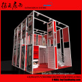 6x6m Reusable Red Double Deck China Aluminum Square Tube Booth